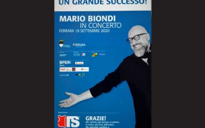 Grande successo al concerto di Mario Biondi in Piazza Trento Trieste a Ferrara
