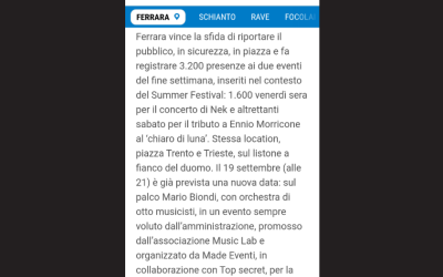 Grande successo al concerto di Mario Biondi in Piazza Trento Trieste