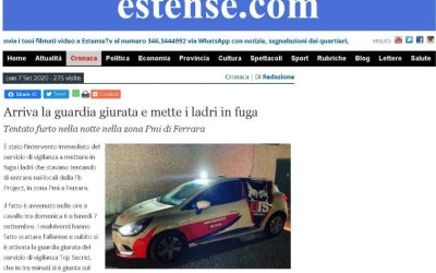Una Guardia Giurata di Top Secret Vigilanza sventa un tentativo di furto