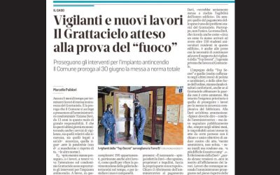 Gli operatori di Top Secret Vigilanza in sona GAD a Ferrara